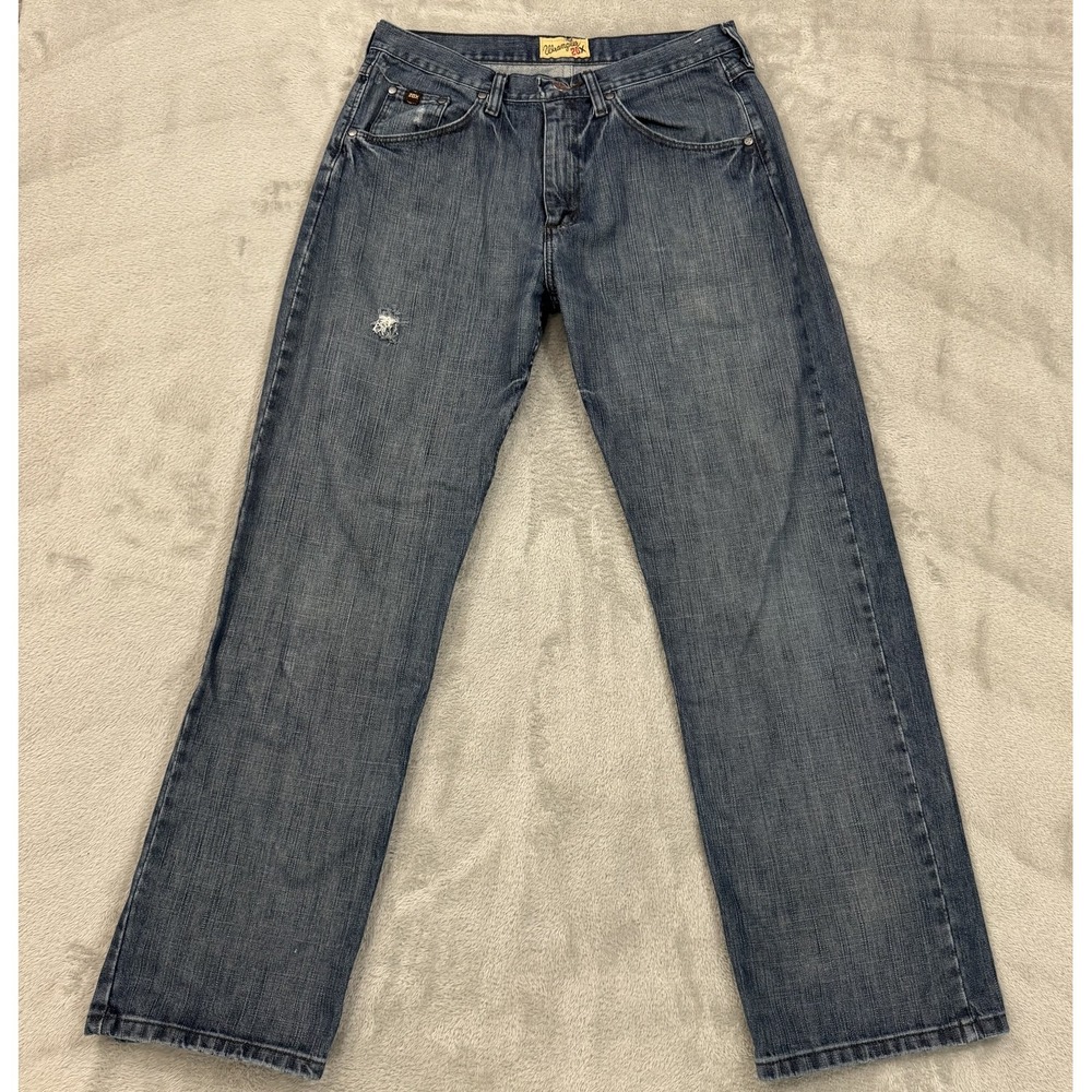 Wrangler 20X Style 33 Jeans Mens 32x32 Extreme Relaxed Western Rodeo Distressed